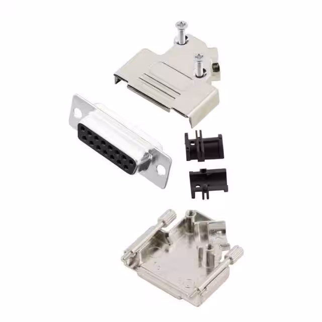 MHD45ZK15-DB15S-K MH Connectors  Capots de connecteurs D-Sub en forme de D